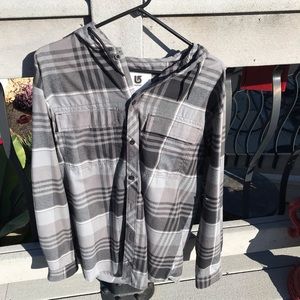 Burton men’s dryride flannel hoodie